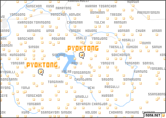 map of Pyŏk-tong