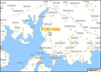 map of Pyŏk-tong