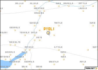 map of Pyöli