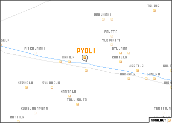 map of Pyöli