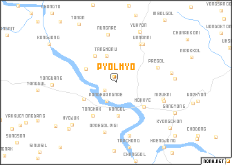 map of Pyŏlmyo