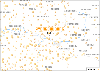 map of Pyŏngbau-dong