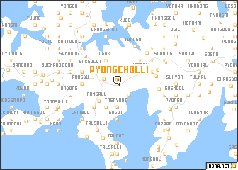 map of P\