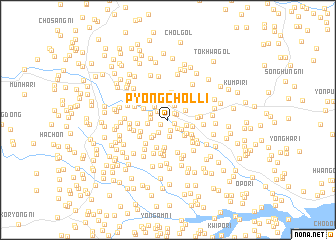 map of P\