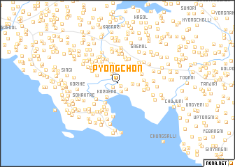 map of P\