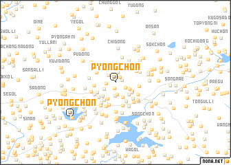 map of P\