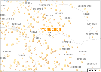 map of P\