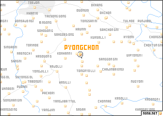 map of P\