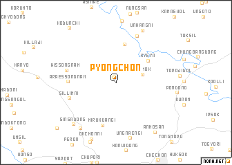 map of P\