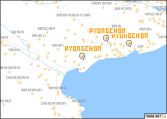 map of P\