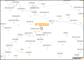 map of Pyŏngdu