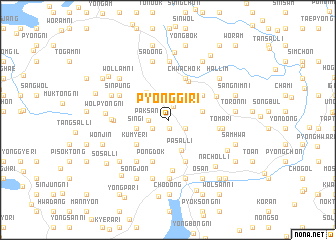 map of P\