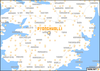 map of P\