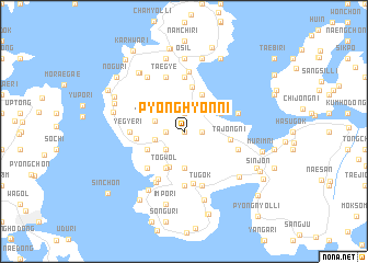 map of P\