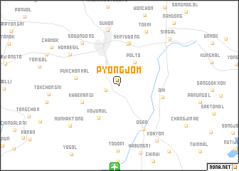 map of Pyŏngjŏm