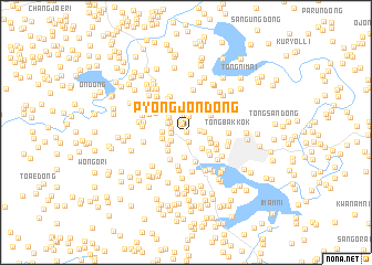 map of Pyŏngjŏn-dong