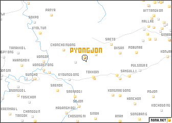 map of P\