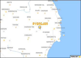 map of P\