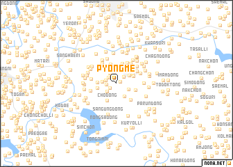 map of P\
