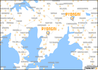 map of P\