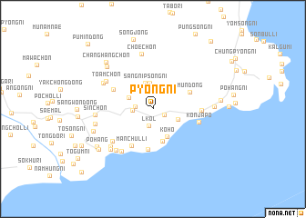 map of P\