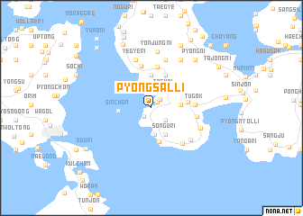 map of P\