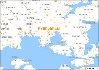 map of Pyŏngsal-li