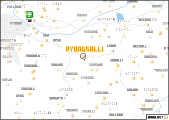 map of P\