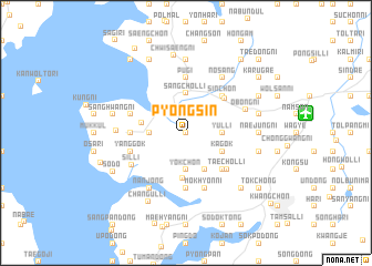 map of P\