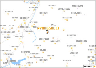 map of Pyŏngsul-li