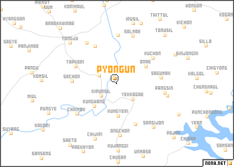 map of P\