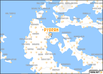 map of Pyŏram