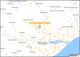 map of Pyŏrhak-ch\