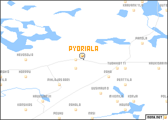 map of Pyöriälä