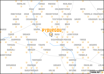 map of Pyourgou