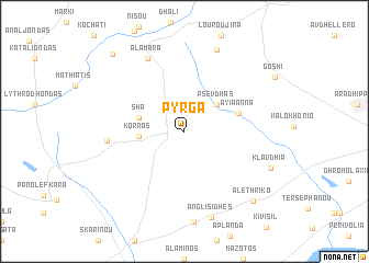 map of Pyrga