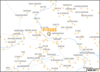 map of Pýrgos