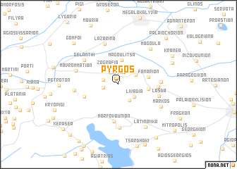 map of Pýrgos