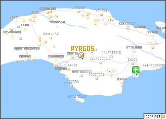 map of Pýrgos