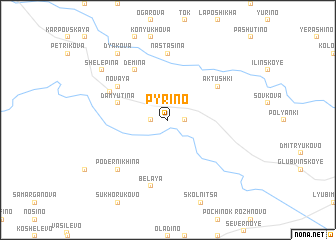 map of Pyrino