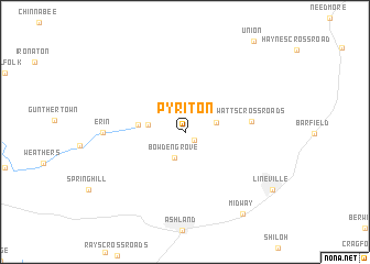 map of Pyriton