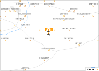 map of Pyr\