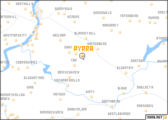 map of Pyrra