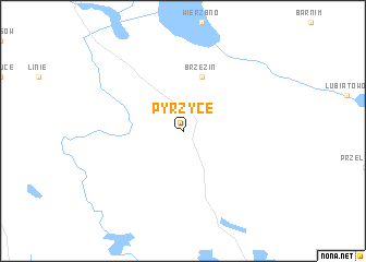 map of Pyrzyce