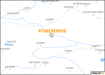 map of Pyshcherevo