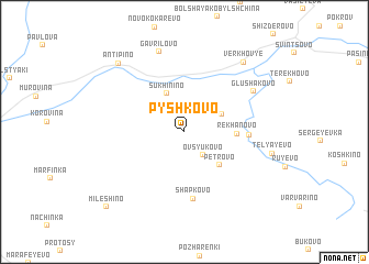 map of Pyshkovo