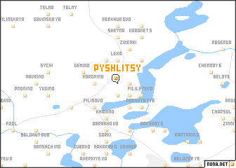 map of Pyshlitsy