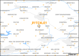 map of Pytchley