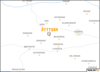 map of Pyttsam