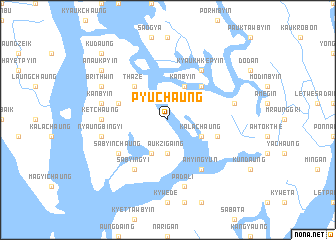 map of Pyuchaung